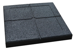 PLAQUE ANTI-VIBRATILE 330 x 330 x 45mm CHARGE MAX 250 Kg
